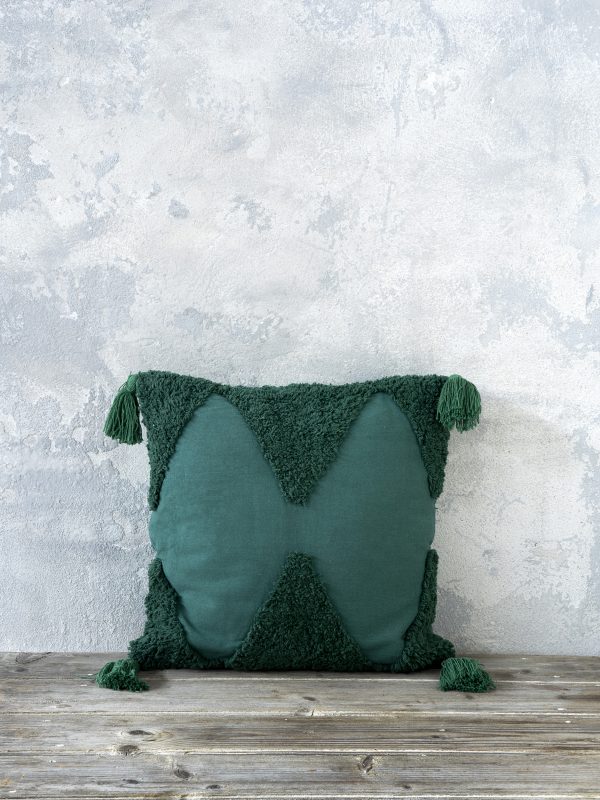 Nima Home Διακοσμητικό Μαξιλάρι 45x45 Amadeo Dark Green - Image 3