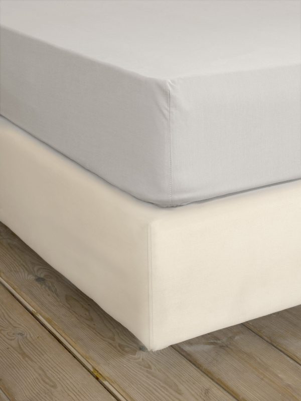 Nima Home Σεντόνι Μονό Με Λάστιχο 100x200+32 Unicolors Oat Beige - Image 2