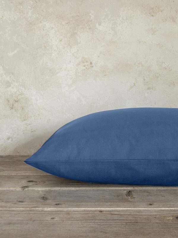 Nima Home Ζεύγος Μαξιλαροθήκες 52x72 Unicolors Dark Denim - Image 2