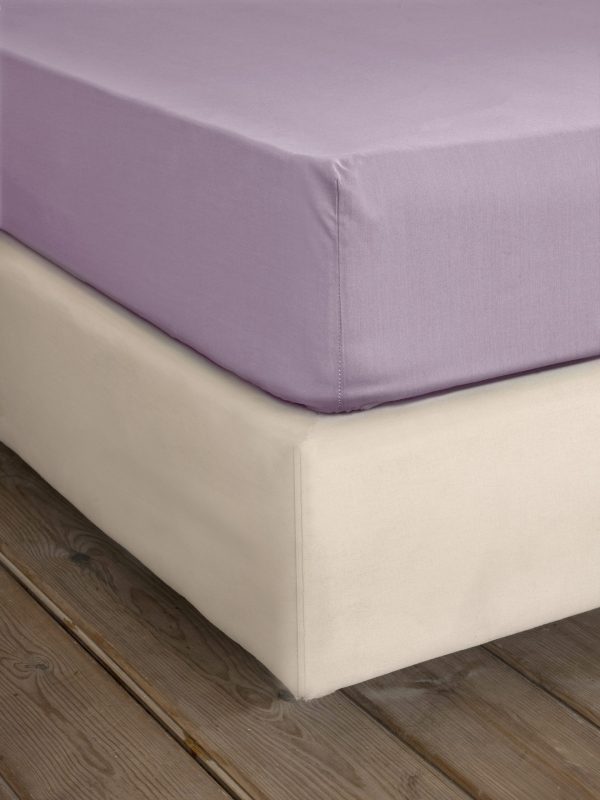 Nima Home Σεντόνι Μονό Με Λάστιχο 100x200+32 Unicolors Pale Mauve - Image 2