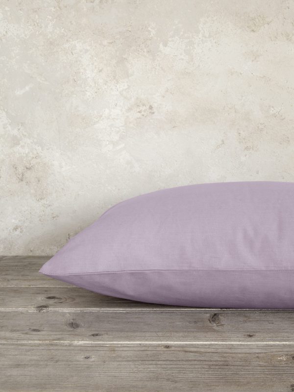 Nima Home Ζεύγος Μαξιλαροθήκες 52x72 Unicolors Pale Mauve