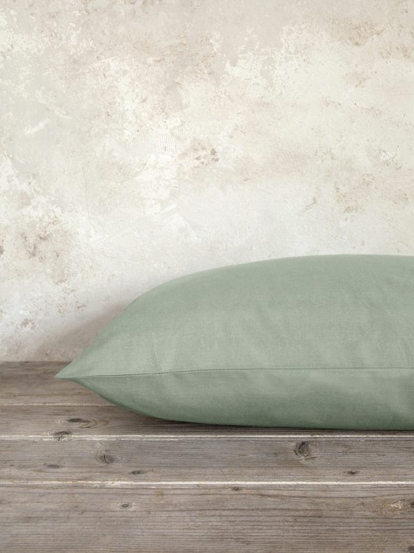 Nima Home Ζεύγος Μαξιλαροθήκες 52x72 Unicolors Rock Green - Image 2