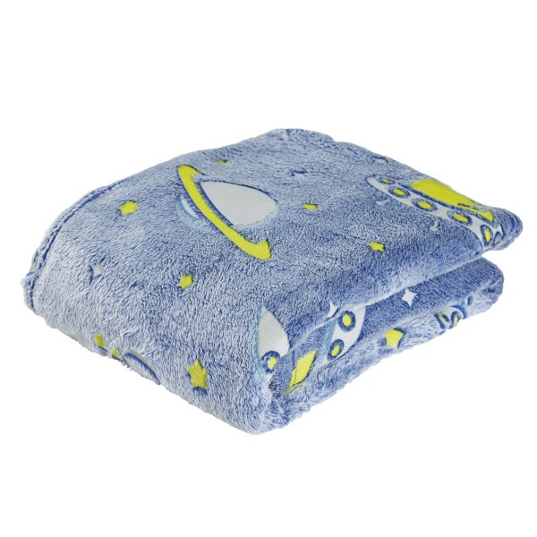 Das Baby Κουβέρτα Velour Fleece Κούνιας 110x150 4863