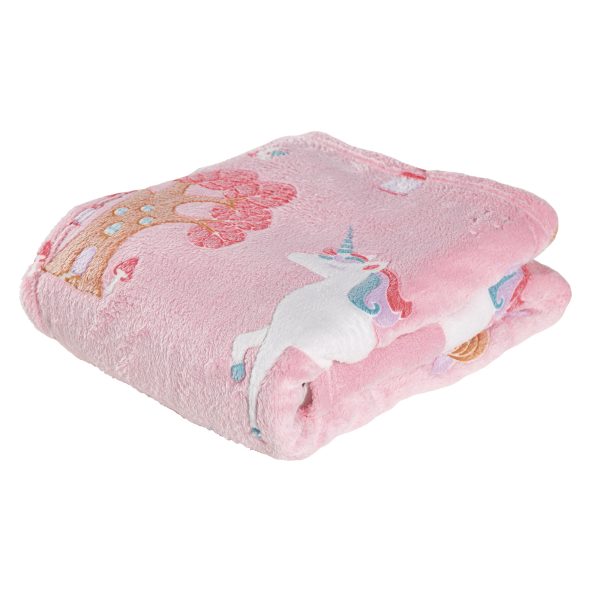 Das Baby Κουβέρτα Velour Fleece Κούνιας 110x150 4866