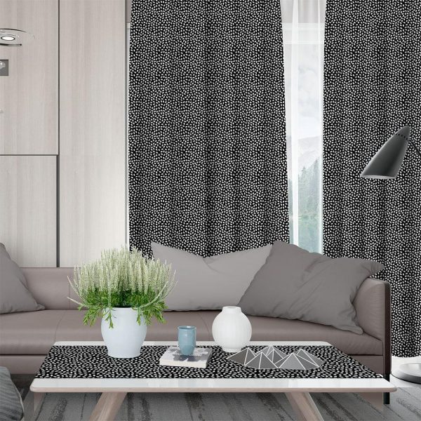 Lino Home Κουρτίνα Με Τρέσα 135x270 Seed 850 Black