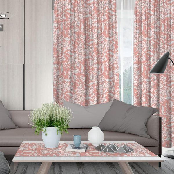 Lino Home Κουρτίνα Με Τρέσα 135x270 Izal 301 Pink