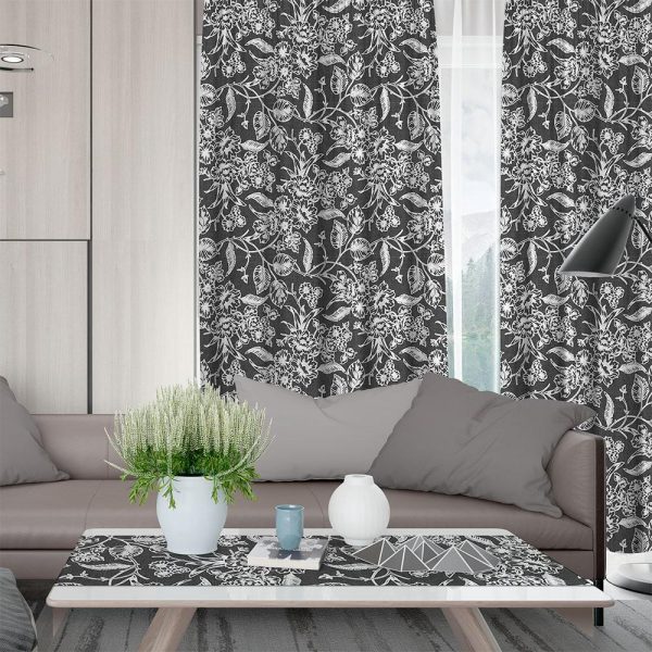 Lino Home Κουρτίνα Με Τρέσα 135x270 Izal 801 Black