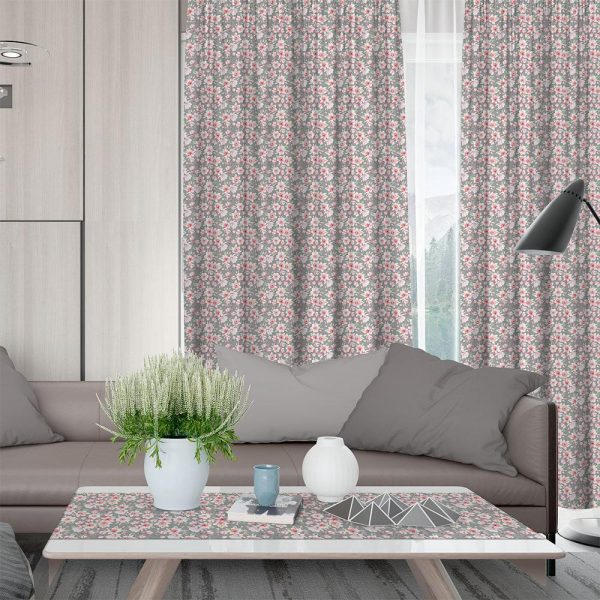 Lino Home Κουρτίνα Με Τρέσα 135x270 Cesira 801 Grey