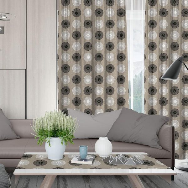 Lino Home Κουρτίνα Με Τρέσα 135x270 Solei 850 Grey