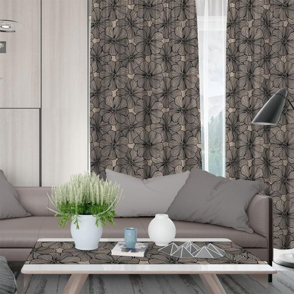 Lino Home Κουρτίνα Με Τρέσα 135x270 Diva 850 Black