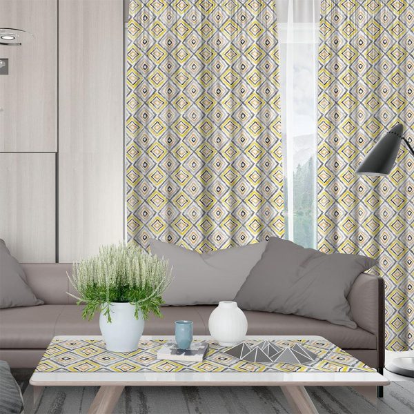 Lino Home Κουρτίνα Με Τρέσα 135x270 Talaier 201 Gold