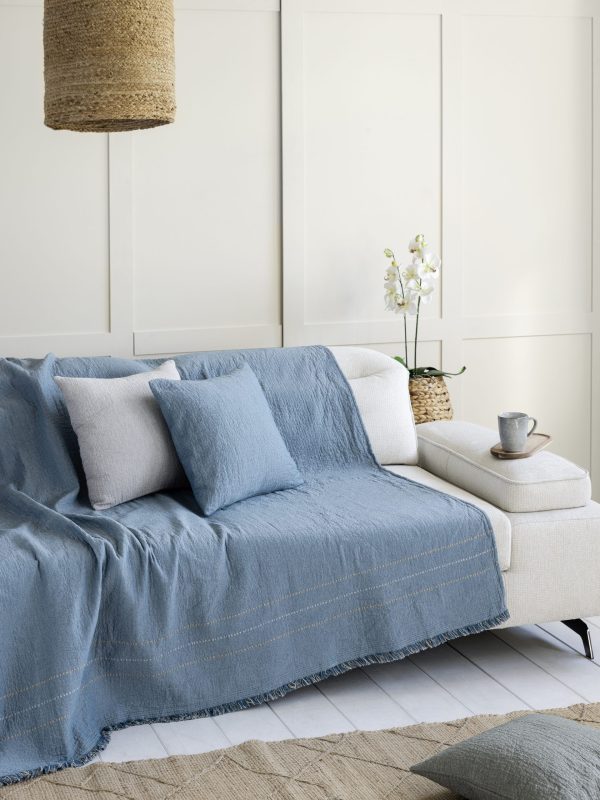 Nima Home Ριχτάρι Πολυθρόνας 180x180 Azura Denim