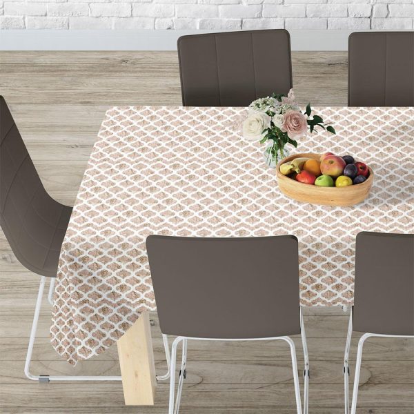 Lino Home Τραπεζομάντηλο 140x140 Cell 2101 Beige