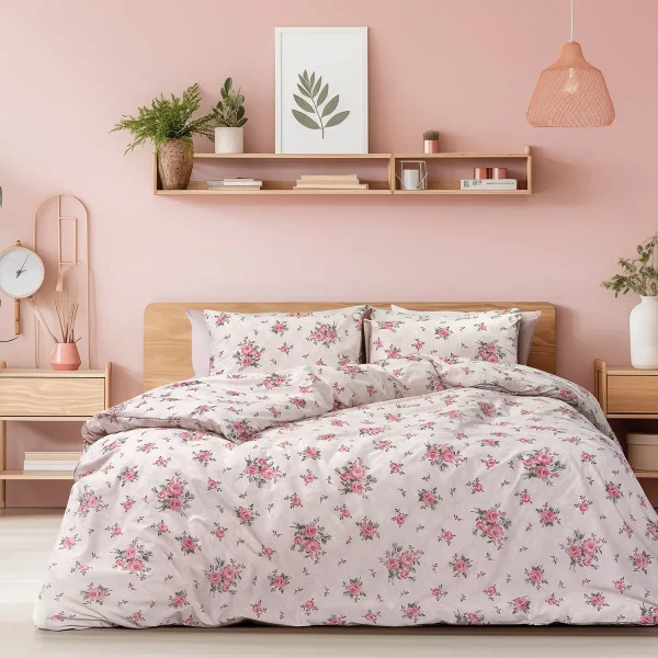 Lino Home Σετ Σεντόνια Μονά 170x260 Mazzo Pink