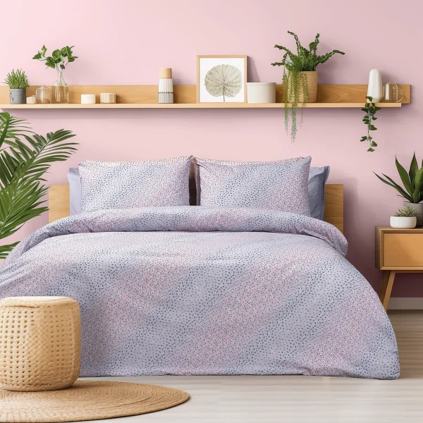 Lino Home Σετ Σεντόνια Υπέρδιπλα 230x260 Acrobaleno Lilac