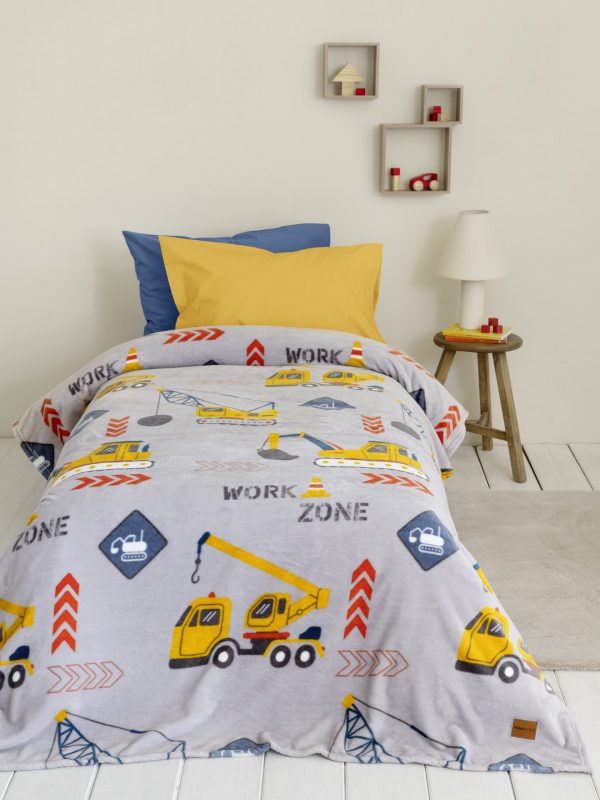 Nima Kids Κουβέρτα Fleese Μονή 150x220 Work Zone