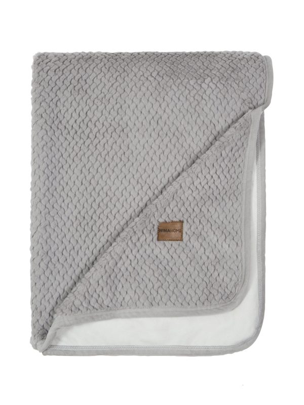 Nima Home Ριχτάρι Γούνα Διθέσιου 180x250 Snuggle Light Gray - Image 2