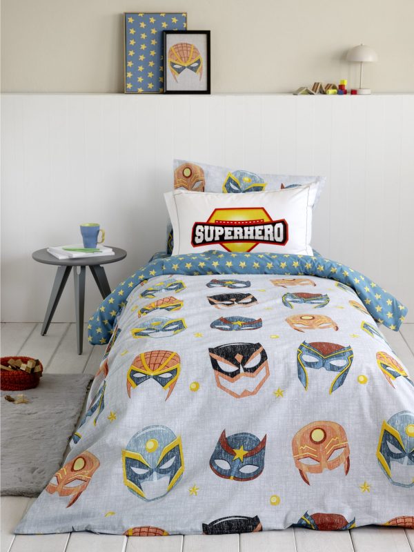 Nima Kids Σετ Σεντόνια Μονά 170x255 Superheroes