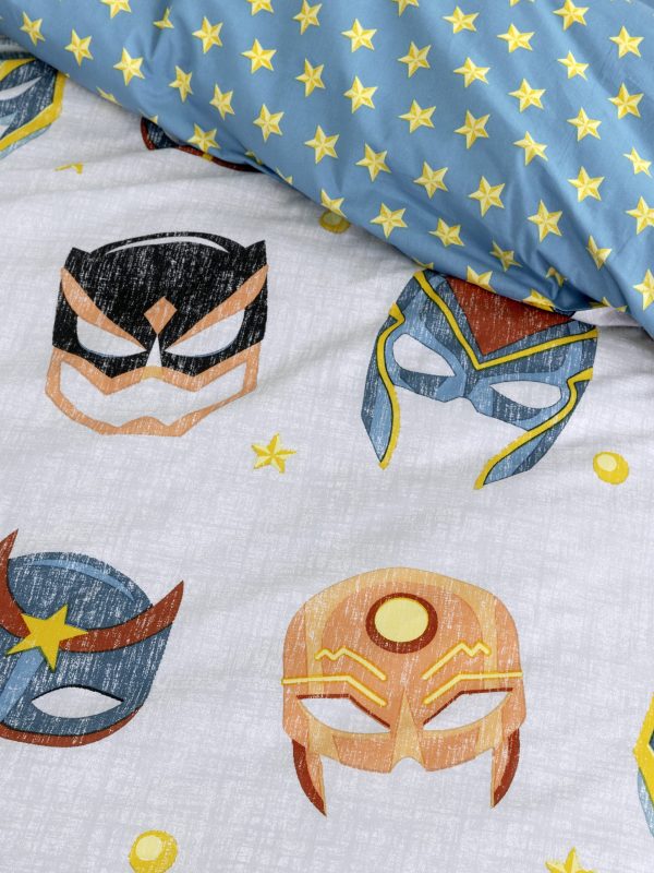 Nima Kids Σετ Σεντόνια Μονά 170x255 Superheroes - Image 2