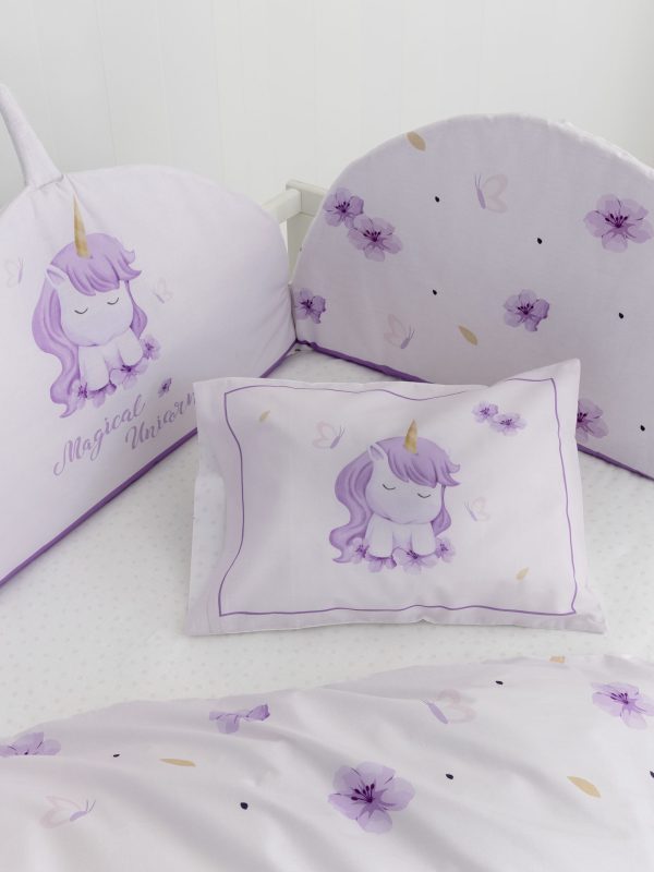 Nima Baby Σετ Σεντόνια Κούνιας 120×170 Magical Unicorn - Image 2