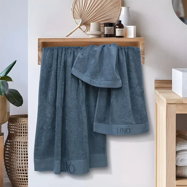 Lino Home Πετσέτα Χεριών 40x60 Brandy Denim