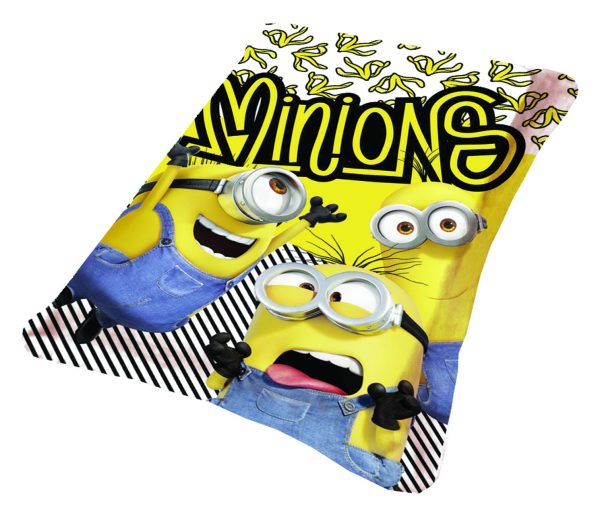 Viopros Κουβέρτα Fleece Κούνιας 100x150 Minions 12