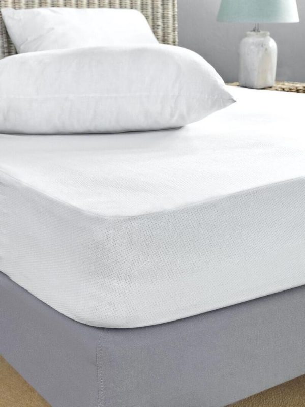 Κάλυμμα Στρώματος White Comfort Ημίδιπλο 100x200 JAQUARD WATERPROOF  Palamaiki