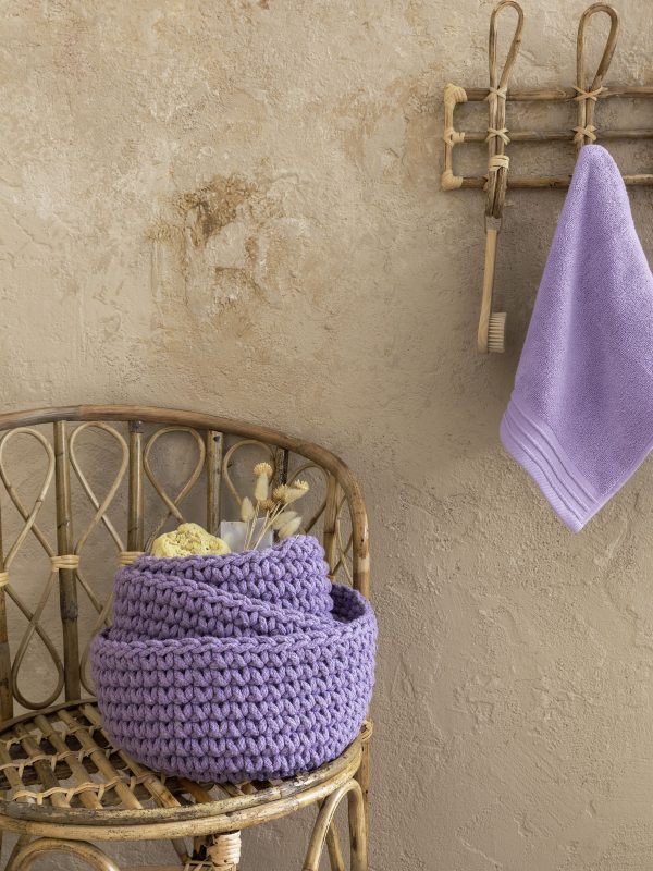 Nima Home Καλάθι Πλεκτό 28x15 Panier Lavender