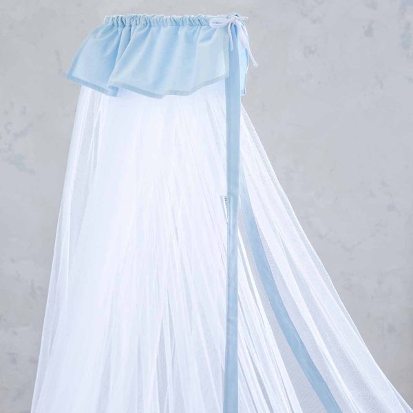 Nima Home Κουνουπιέρα Κούνιας 200x600 Baby Nappy Light Blue