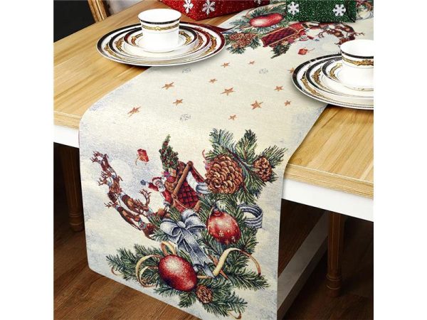 Lino Home Τραβέρσα 40x100 Christmas Renna