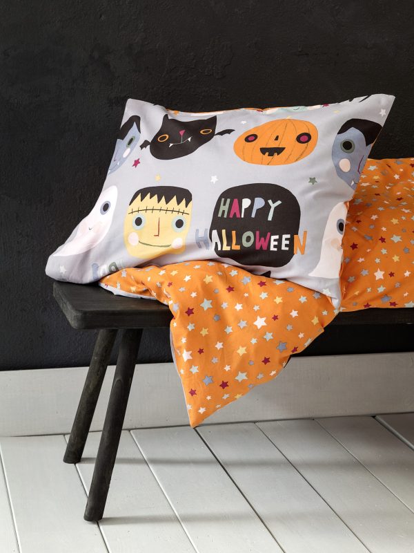 Nima Kids Σετ Σεντόνια Μονά 170×255 Happy Halloween - Image 3