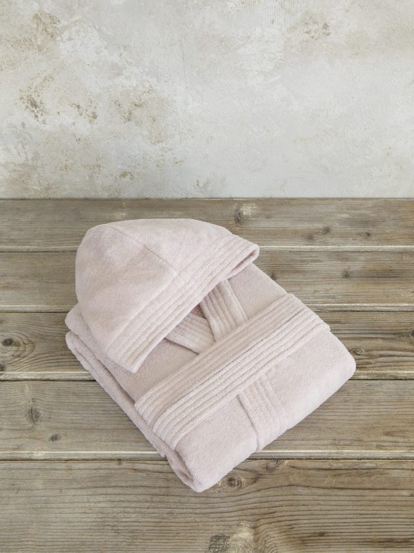 Nima Home Μπουρνούζι Με Κουκούλα Zen Powder Pink