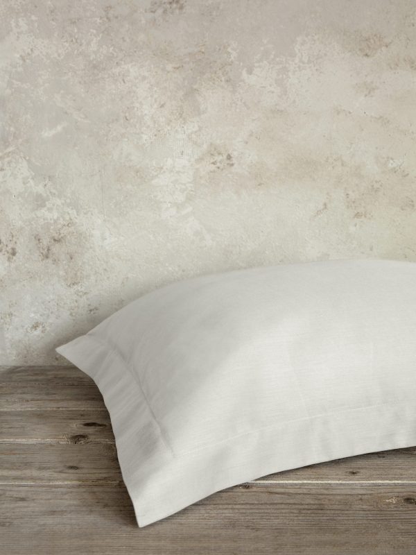 Nima Home Ζεύγος Μαξιλαροθήκες 52x72 Superior Fog Beige - Image 2