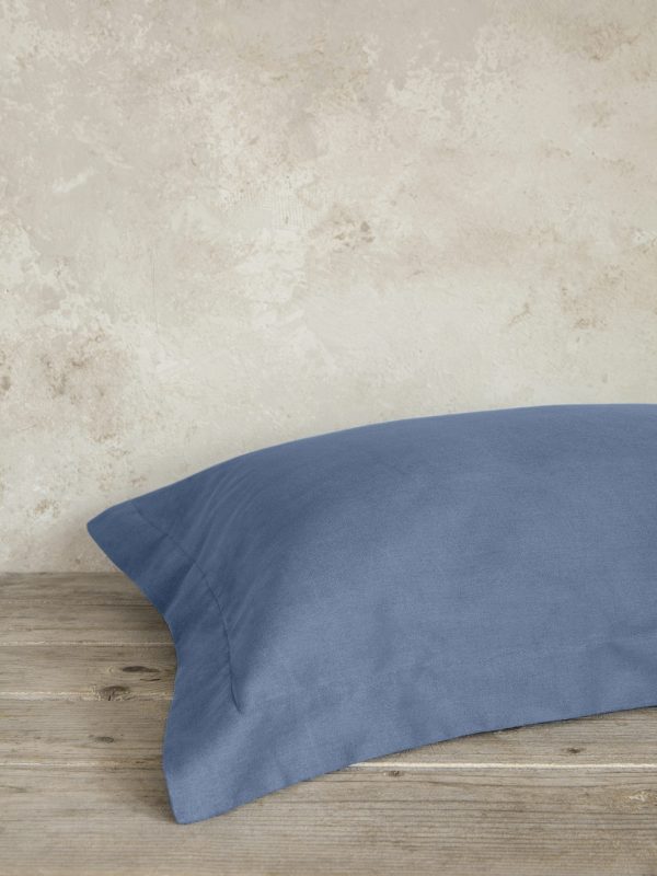 Nima Home Ζεύγος Μαξιλαροθήκες 52x72 Superior Shadow Blue