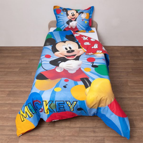 Viopros Σετ Παπλωματοθήκη Μονή 160x200 Mickey 51