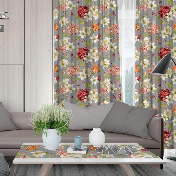 Lino Home Κουρτίνα Με Τρέσα 135x270 Campari 801 Grey