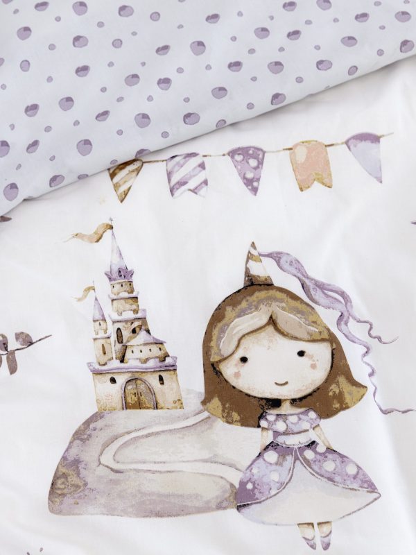 Nima Kids Σετ Σεντόνια Μονά 170x255 Crown Princess - Image 2